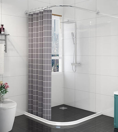 39Inch Collapsible Shower Threshold Water Dam 2" High Shower Barrier Water Stopper 2" Tall Shower Water Guard To Keep Water In Shower Dry And Wet Separation Bathroom Wheelchair Accessible