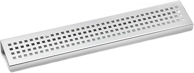 SereneDrains Stainless Steel Polished Chrome Shower Shelf for Inside Shower Drill in Wall Mount Small Bathroom Shelf Decor Organizer Rack Caddy Floating (Polished Stainless Steel, 12 Inch)