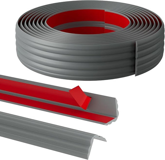 10FT Flexible Wall Corner Protector Moulding Trim, Peel and Stick Inside & Outside Wall Corner Guards Edge Protector,Self Adhesive Molding Trim Strip for Edge Ceiling