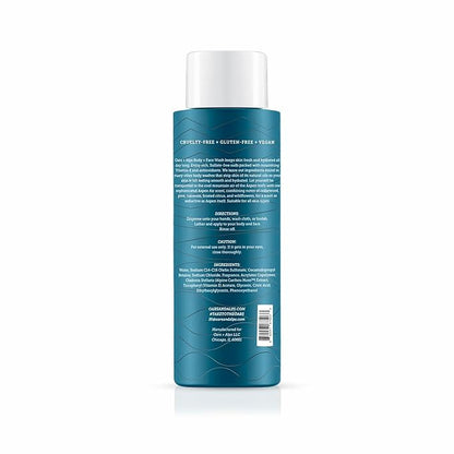 Oars + Alps Body and Face Wash for Men, Mens Body Wash & Face Cleanser with Vitamin E and Antioxidants, Moisturizing, Hydrating, Paraben & Sulfate Free Cleanser, Aspen Air, 2pk