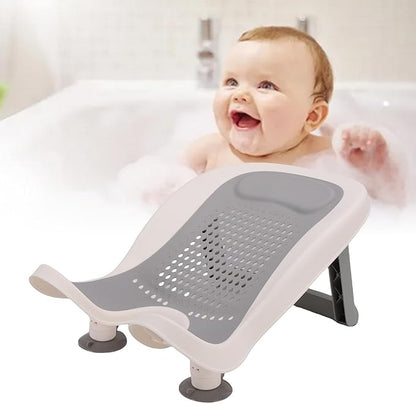 ciciglow Baby Butt Washing Basin, Portable Bath Tub with Strong Suction Cups and Soft Mesh, for Newborn Toddler Bath Time Support