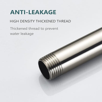RP61058-SS for 6 inches Anti-leakage Ceiling Wall Mounted Shower Arm and Flanged for American Standard, Brilliance Stainless