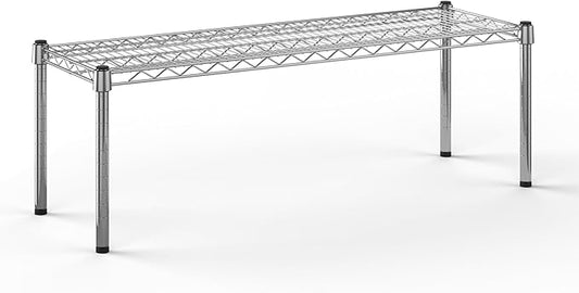 14" Deep x 42" Wide x 14" Height Wire Shelving Kit | 1-Tier | NSF Commercial Storage Rack Unit