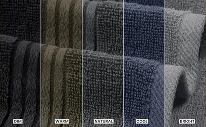 Utopia Towels 6 Piece Premium Hand Towels Set, 16 by 28 inches, 100% Ring Spun Cotton, Lightweight and Highly Absorbent Towels for Bathroom, Travel, Camp, Hotel, and Spa, Grey