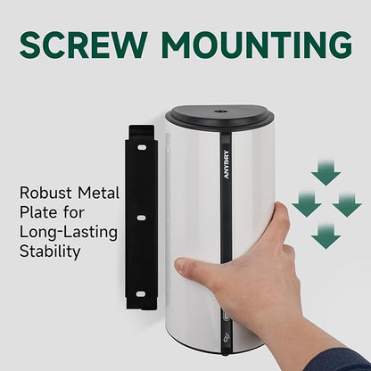 29fl.oz/850ml Commercial Automatic Liquid Soap Dispenser Wall-Mounted Large Capacity Model AD1209 White
