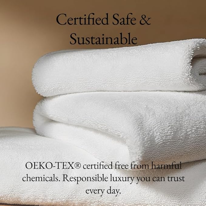 Italic Ultraplush 100% Australian Cotton Bath Sheets - Set of 2 Luxury Extra Large Heavy Duty Bath Sheets, 800GSM Plush and Absorbent Sheets for Hotels, Bath, Gym & Spa (White)