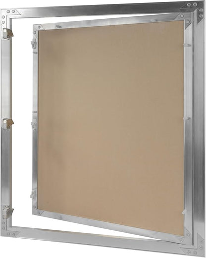 20" x 24" Inch Aluminum Drywall Access Panel - Service Shaft Door - Plumbing, Electricity, Heating, Alarm Wall Inspection hatch for Drywall - Bathroom Service Access Hole Cover