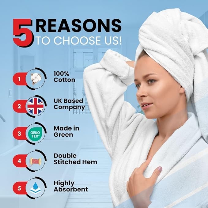 Infinitee Xclusives Luxury 100% Ring-Spun Cotton Bath Towels Set of 4 (27x54 inches) – Soft, Absorbent & Quick-Drying Towels for Bathroom, Gym, Spa & Hotel Use (Profound Purple, Bath Towels)