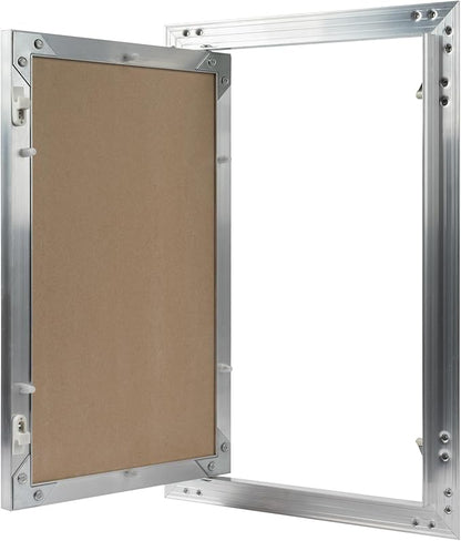 10" x 16" Inch Aluminum Drywall Access Panel - Service Shaft Door - Plumbing, Electricity, Heating, Alarm Wall Inspection hatch for Drywall - Bathroom Service Access Hole Cover