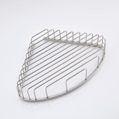 Bathroom Shower Caddy Corner Shelf, Corner-Hollow Design, Ultra Sturdy Rust-Proof Stainless Steel Shelf Organizer Shampoo Holder, Wall Mounted Storage Rack for Bathroom, Brushed Nickel