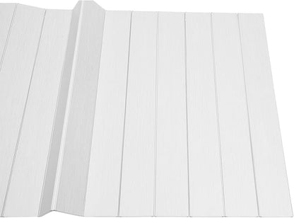 Bathtub Cover Foldable 62.9" x 31.5" Bath Tray Adjustable PVC Shutter Bath Lid Anti-dust Bathtubs Cover for Tub Can Store Wine Glass, Books, Tablets, Cellphones (White)