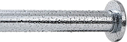 Ivilon Tension Curtain Rod - Spring Tension Rod for Windows or Shower, 24 to 36 Inch. Chrome