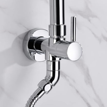 sumerain Retrofit Rain Shower Heads System with 9 Inch Shower Head 2.5GPM, Chrome Finish