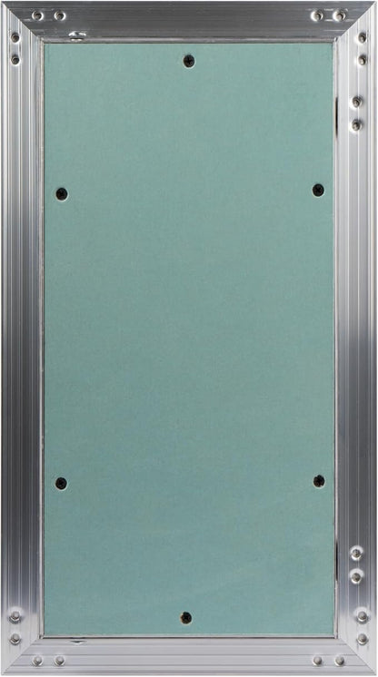 8" x 16" Inch Aluminum Drywall Access Panel - Service Shaft Door - Plumbing, Electricity, Heating, Alarm Wall Inspection hatch for Drywall - Bathroom Service Access Hole Cover