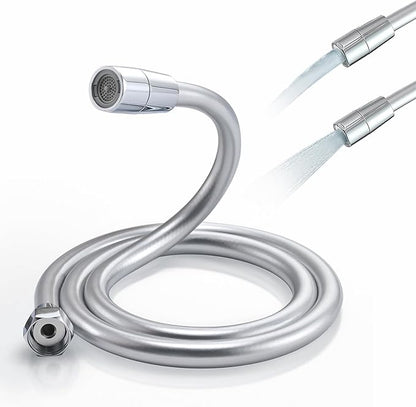 Rv Shower Head With Hose 59 Inches,Faucet Sprayer Hoses,Sink Hose Attachment for Portable Hand Held Shower Head Sprayer,Shampoo Sprayer Hose for Bathing Baby,Pets,Washing Hair,Rinsing