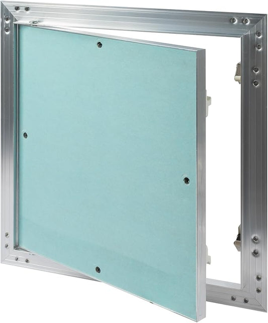 12" x 12" Inch Aluminum Drywall Access Panel - Service Shaft Door - Plumbing, Electricity, Heating, Alarm Wall Inspection hatch for Drywall - Bathroom Service Access Hole Cover