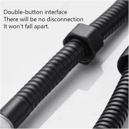 Flexible Stainless Steel Plumbing Hose Shower Head Tube Bathroom Pipe Bath Accessories