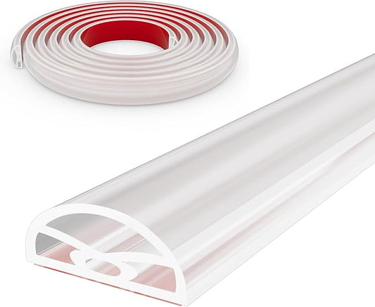 118” Transparent Shower Threshold Water Dam Stopper for Dry and Wet Separation,Self Adhesive Collapsible Walk in Shower Splash Guard Seal Strip,Silicone Sink Edge Water Barrrier for Bathroom,Kitchen