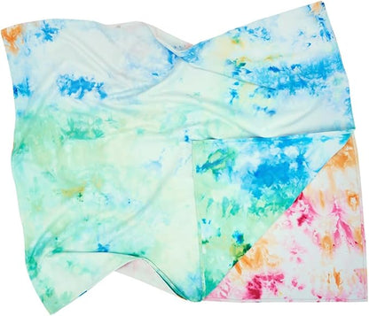 Dock & Bay Beach Towel - Quick Dry, Sand Free - Compact, Lightweight - 100% Recycled - Includes Bag - Sunset Splash - Extra Large (200x90cm, 78x35)