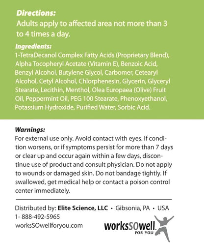 1tdc Joint & Muscle Relief Cream - Use On Back, Knee, Neck, Shoulder, Hip - Soothes Stiff Joints, Muscles, and Injuries in 5-10 Minutes - Relaxer - 16 oz