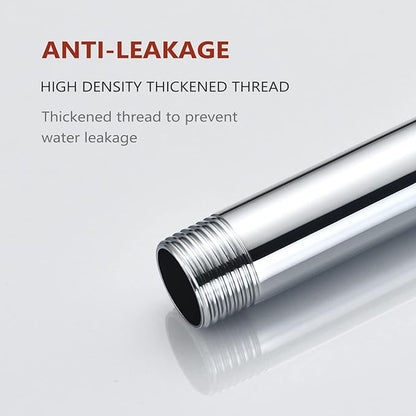 High-end Wall Mounted Extension Anti-corrosion Shower Arm (Made of Solid Brass) and Flange for RP46870 16-inch, Chrome