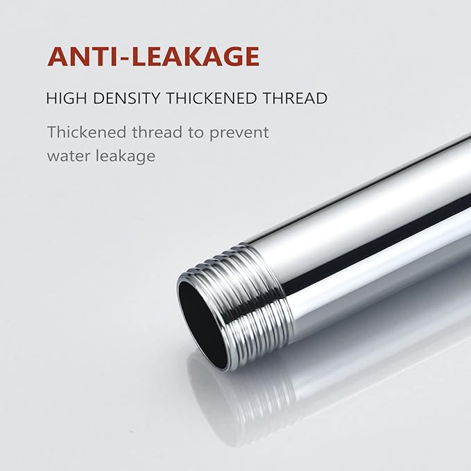 RP61058 Replacement for Delta 6 inches Anti-leakage Ceiling Wall Mounted Shower Arm and Flanged for American Standard, Chrome