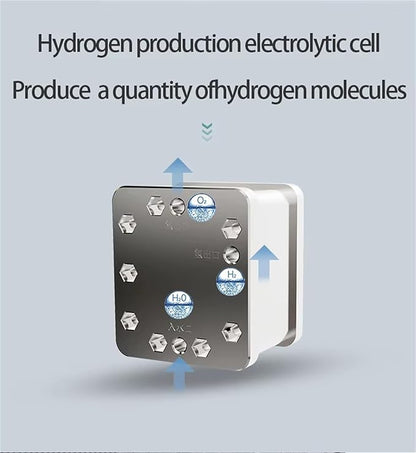 Hydrogen Bath Machine, 3500ml/min Hydrogen Water Spa Generator, 99.99% High Purity H2 Bubble Bath Machine, Up to 2500PPB, for Relieve Fatigue & Enhance Sleep