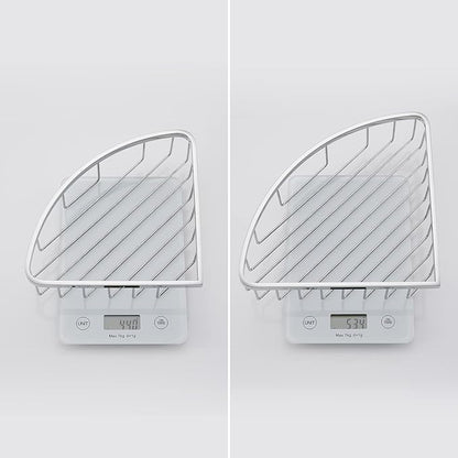 Corner Shower Caddy Organizer, SUS304 Stainless Steel Heavy Duty Rust-Proof Shelf Shampoo Holder, Wall Mounted Storage Rack for Bathroom Kitchen, 2 Packs Polished Chrome