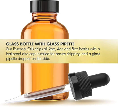 Sun Essential Oils 4oz Juniper Berry Essential Oil – Aromatherapy Oil for Candle Use (4 Fluid Ounces)