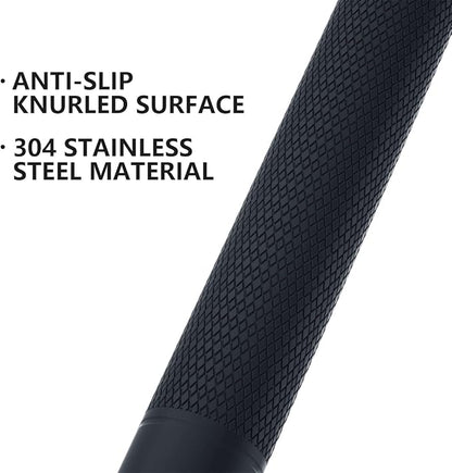 20 Inch Anti Slip Shower Grab Bar Oil Rubbed Black 1.25" Diameter,Munzong Bathroom Grab Bar, Knurled Bathroom Balance Bar,Safety Hand Rail Support Handicap Elderly Senior Assist Bath Handle
