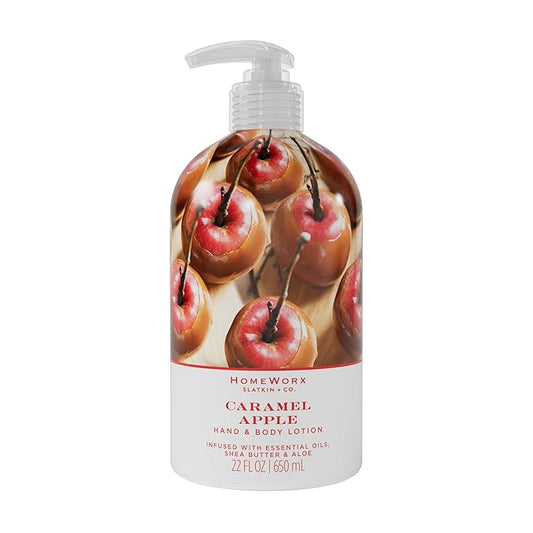 Homeworx by SLATKIN + CO.- Caramel Apple, 22 fl oz. Body Lotion
