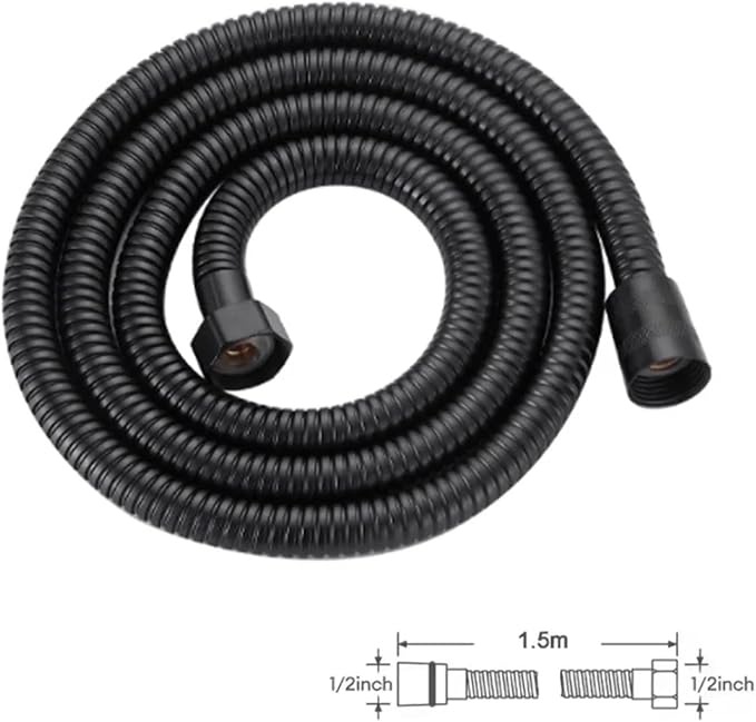 Flexible Stainless Steel Plumbing Hose Shower Head Tube Bathroom Pipe Bath Accessories