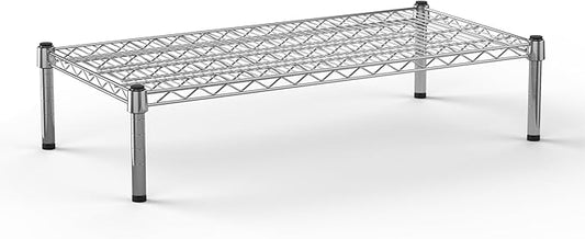 18" Deep x 36" Wide x 8" Height 1-Tier Wire Shelving Kit | NSF Commercial Storage Rack Unit