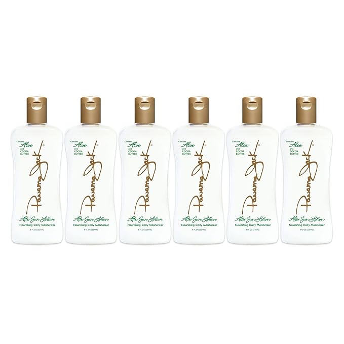Panama Jack Aloe Moisturizer Lotion - After Sun Daily Skincare , Contains Olive & Hemp Seed Oils with Vitamin E, 8 FL OZ (Pack of 1)