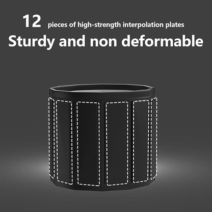 Portable Bath Tub for Adult, Foldable Soaking Bathtub for Hot SPA&Ice Bath, Foldable Small Bathtub Collapsible Tub for Bathing, Quick Setup No Installation Space-Saving Storage (black, 25.6X31.5 IN)