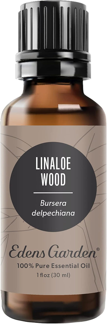 Edens Garden Linaloe Wood Essential Oil- 100% Pure Premium Grade, Undiluted, Natural, Therapeutic, Aromatherapy, The Best for Diffuser, Skin, Face, Hair 30 ml (1 fl oz)