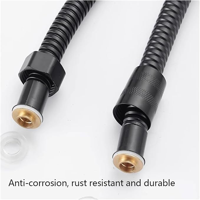 Flexible Stainless Steel Plumbing Hose Shower Head Tube Bathroom Pipe Bath Accessories