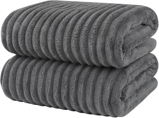KinHwa Microfiber Bath Towels Large Bathroom Towels Absorbent Shower Soft Towels for Bathroom Large Size for Women Men Ideal Microfiber Towel