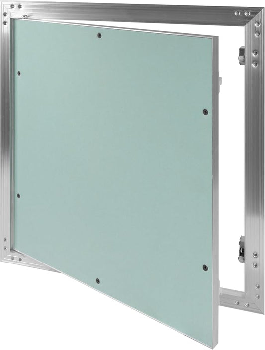 16" x 16" Inch Aluminum Drywall Access Panel - Service Shaft Door - Plumbing, Electricity, Heating, Alarm Wall Inspection hatch for Drywall - Bathroom Service Access Hole Cover