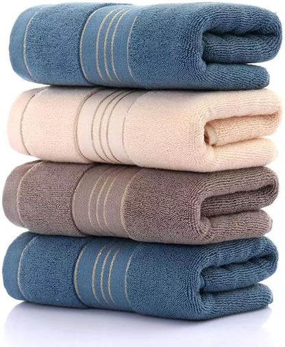 2 Pack Hand Towels for Bathroom - 100% Cotton Decorative Soft & Highly Absorbent Towel Set for Face, Spa, Gym, Kitchen, Hotel, 13x30 Inch (Blue - 2 Pack)