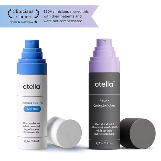 Cool & Calm Bundle - Detox & Soothe Face Mist + Lavender Vanilla Cooling Body Spray