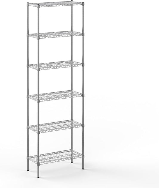 14" Deep x 30" Wide x 96" Height Wire Shelving Kit | 6-Tier | NSF Commercial Storage Rack Unit