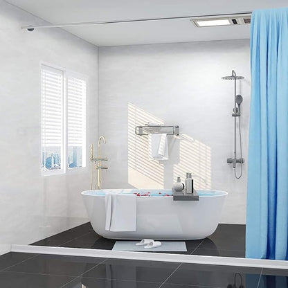 Duzzy 39 Inch Collapsible Shower Threshold Water Dam, Ideal for Wheelchair Accessible, Suitable for Accessibility ADA Handicap Showers
