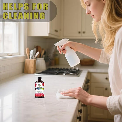 Geranium Essential Oil (4 oz/120 ml) — Geranium Oils for Aromatherapy, diffusers, humidifiers, Home fragrances, DIY Skincare, soap Making, DIY Candle, Relaxation, Yoga, and Meditation