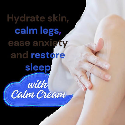 WHOLESOME HIPPY Magnesium Calm Cream – All Natural Body Butter with Magnesium, Vitamin D3, Arnica & Turmeric – Soothing Moisturizer for Skin Wellness & Relaxation – 4oz
