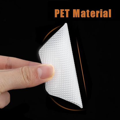 Bathtub Stickers Non-Slip, 24 PCS Hexagon White Safety Shower Treads Adhesive Appliques with Premium Scraper