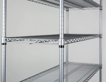 Omega 21" Deep x 48" Wide x 80" High 3 Tier Gray Starter Shelving Unit