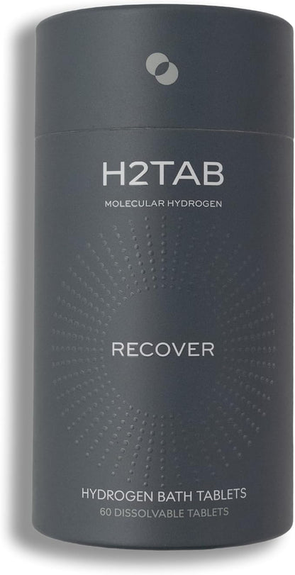 Molecular H2TAB Hydrogen Bath Tablets – 60 Count – Fragrance-Free Hydrogen Bath Bombs for Muscle Relief, Skin Hydration & Oxidative Stress Support – Magnesium-Based Antioxidant Detox Bath