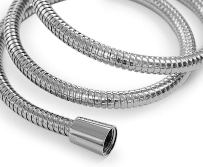 Shower Hose Replacement, 60-inch 304 Stainless Steel Hand Held Shower Hose With Brass Fitting (60-inch, Stainless Steel)