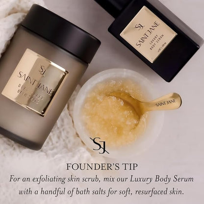 SAINT JANE - Deep Sleep Bath Salts with Magnesium + Peptides | Luxury, Floral-Infused, Clean Skincare (12 oz | 355 ml)
